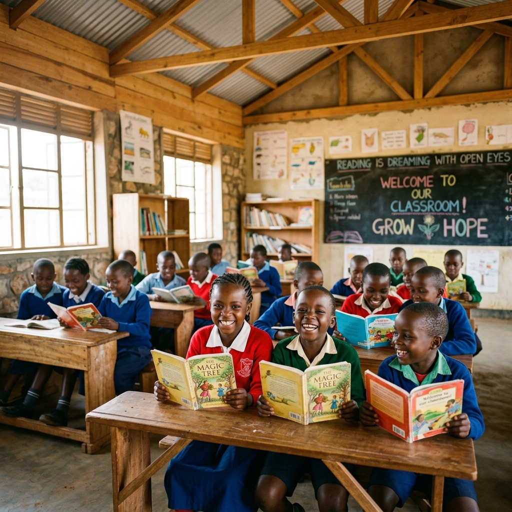 Build a school for 300 children in rural Kenya